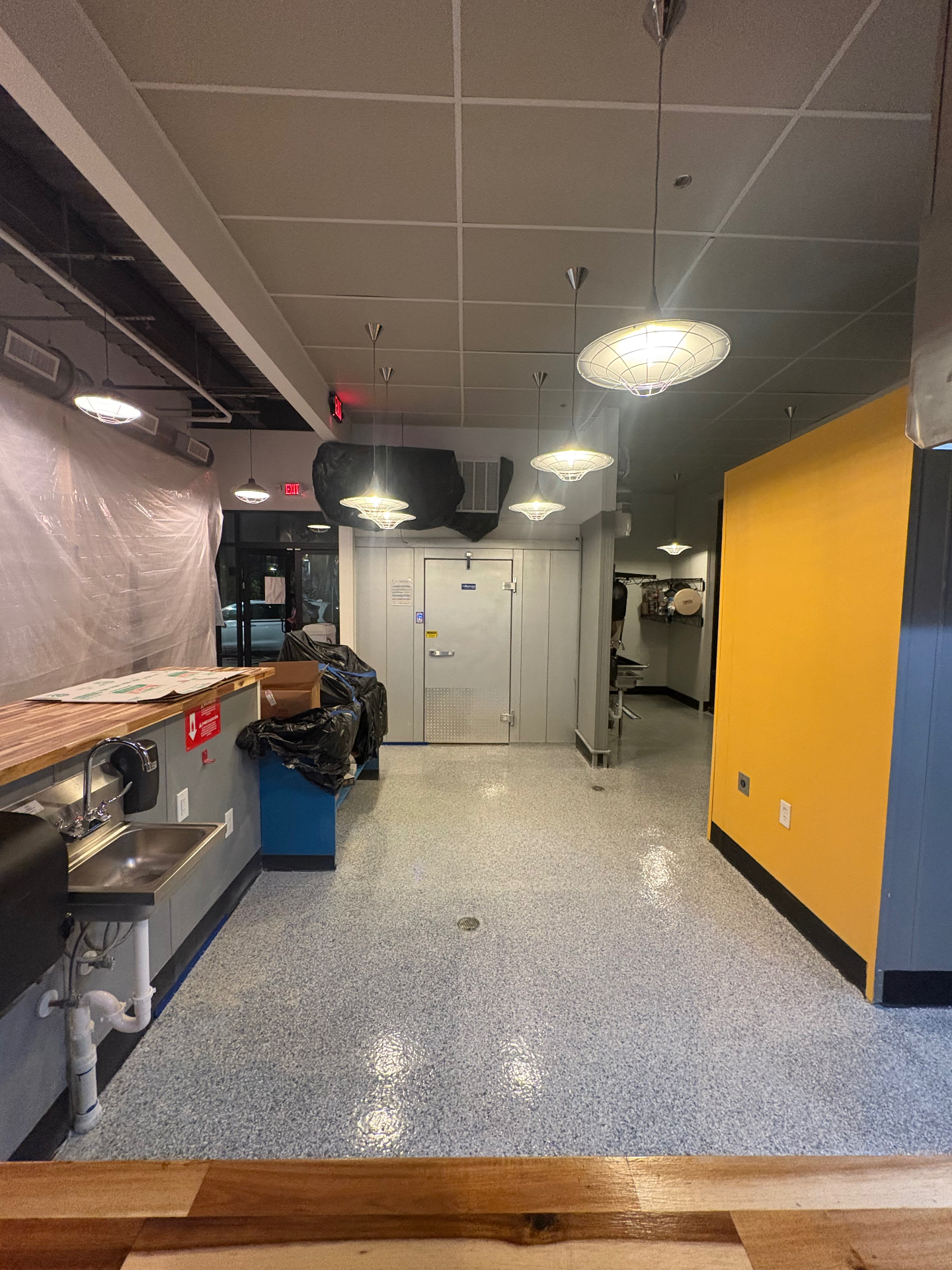 Commercial Kitchen — Decorative Quartz after