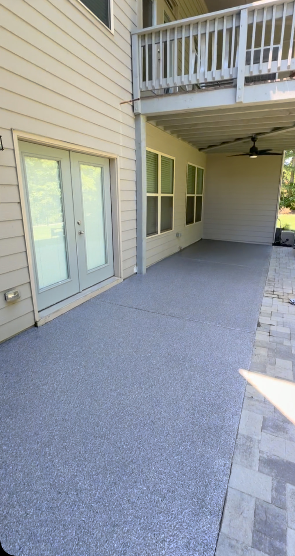 Residential Covered Patio — after coating
