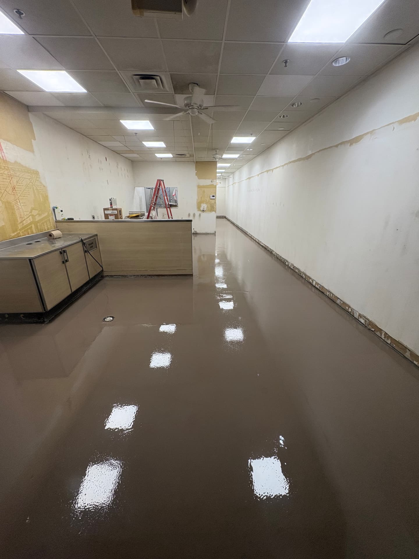 Retail Corridor — after coating