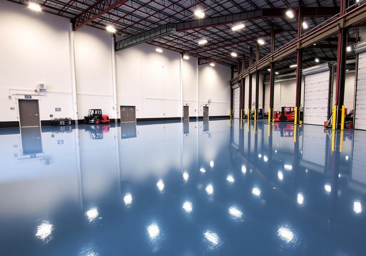 High-Traffic Commercial Floor